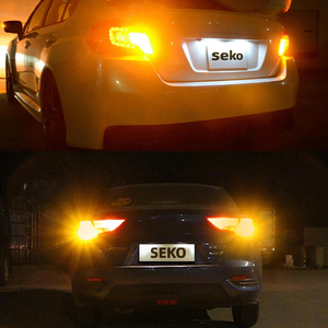 Bombilla led frontal de señal de giro para <span class=keywords><strong>cambus</strong></span>, 7440, sin errores, 24smd3030, 7443 - Product Image 4