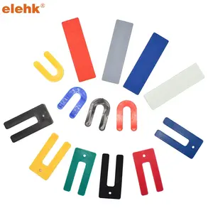 Elehk Plastic Packer Shim Glazing H Packer U Tipo Herradura Empaquetadores de ventana de plástico para piso y puerta