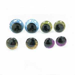 18/20/25/30MM手工芸品DIYプラスチック安全目あみぐるみオフセンター瞳孔キラキラ安全目あみぐるみ - Product Image 5