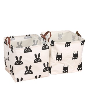 Clothing Organizer Canvas <b>Storage</b> Box Rectangle Foldable Portable For <b>Clothes</b> Quilts Laundry Spot Goods - Product Image 5