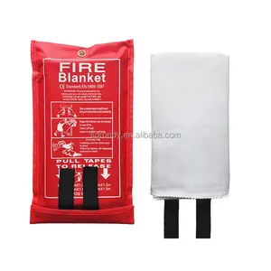 1.2X1.2m couvertures anti-feu en fibre de verre 1.5*1.8m couverture anti-feu haute température 1.8x1.8 mètre couverture anti-incendie