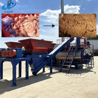 Machine de traitement des déchets animaux CMJ-1T/Batch certifiée SGS avec enregistrement automatique des données par PLC pour un traitement centralisé et inoffensif à l'échelle régionale