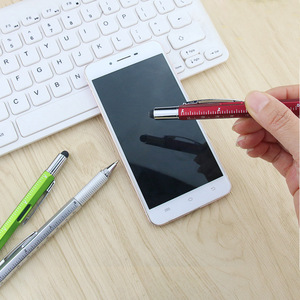 Outil multifonction Stylos à bille Stylo à bille personnalisé avec logo personnalisé en plastique multifonction pour écran tactile - Product Image 6
