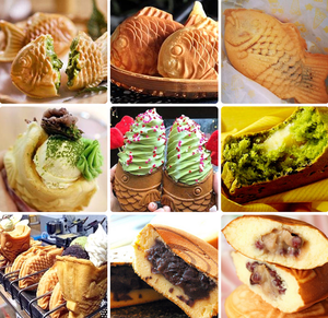 Nouvelle conception, prix d'usine, appareil <span class=keywords><strong>professionnel</strong></span> à gaufres en forme de poisson/12 pièces, appareil à gaufres en forme de poisson au gaz, Taiyaki - Product Image 6