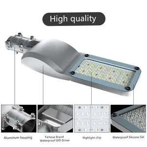 Nuovo tipo lampione stradale a LED in alluminio pressofuso impermeabile ad alto lumen 40W 60W 100W 150W 200W