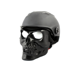 Occhiali Antivento per Moto, Fuoristrada, Sci, Alpinismo, Design Retrò a Teschio, Antipolvere, Montatura Completa - Product Image 5