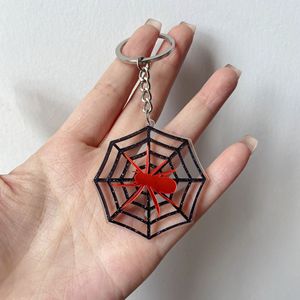 Halloween Acrylic Keychain Pumpkin Spider Net <b>Skull</b> Pendant Glitter Festival Bag Charm Custom Logo Wholesale Holiday <b>Gift</b> - Product Image 5