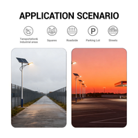 Lampe solaire LED pour rue OUTLUX TG006 certifiée ROHS en alliage d'aluminium 200w-800w avec garantie de 5 ans pour les transports publics