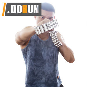 Poids de boxe réglables en acier inoxydable, paire d'haltères Cardio en néoprène en forme de main pour l'entraînement, le Jogging et la marche - Product Image 4