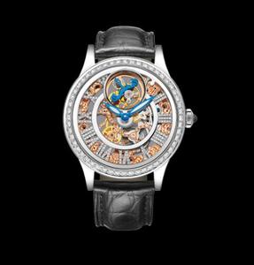 Jingzhanyi reloj de oro de fabricación de fábrica de oro blanco de 18K con incrustaciones de diamante reloj de la marca de fabricación ver personalización - Product Image 3