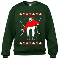 Pulls en jacquard double face en coton et acrylique, style Noël mignon, pour hommes et femmes, tricotés pour l'hiver, pour le commerce extérieur