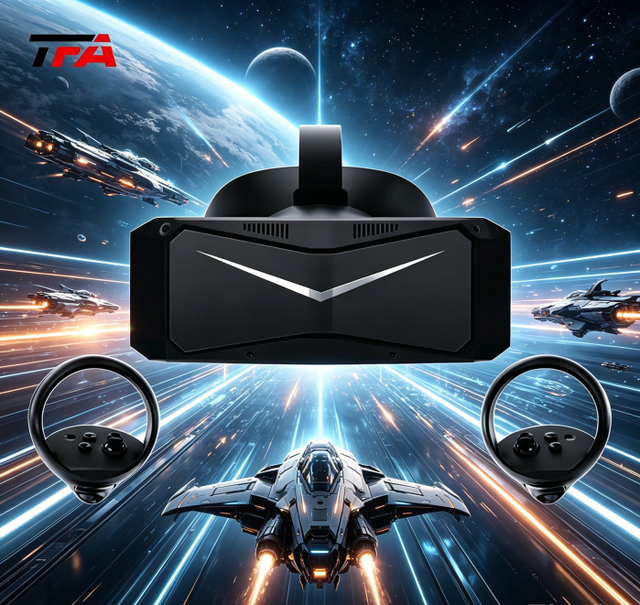Ultra Clear 4K Per Eye VR Headset 120Hz Smooth Immersive Sim Flight with Controllers Custom VR Racing Simulator Solution Pimax