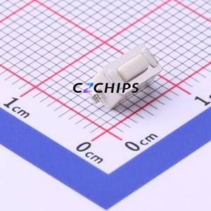 TS-1001T-AC04316 Tactile Switch SMD,6x3.5mm Switch Single Pole Single Throw Rectangle Button 1.6N Vertical Mount - Product Image 1