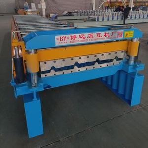 Hoàn toàn tự động kim loại thép kẽm mái ngói cán hình thành ibr tấm lợp Máy làm - Product Image 3
