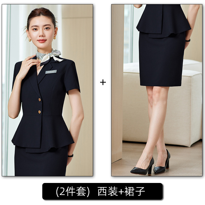 black suit dress