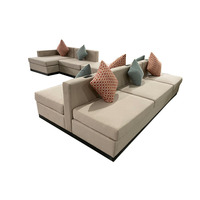Ensemble de meubles d'hôtel cinq étoiles personnalisés Mobilier de hall d'hôtel moderne et de luxe Canapé de hall d'hôtel