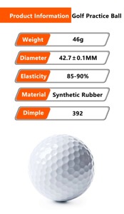 <span class=keywords><strong>Balle</strong></span> <span class=keywords><strong>de</strong></span> <span class=keywords><strong>Golf</strong></span> d'Entraînement Longue Distance 2 Couches Logo Imprimé Intérieur Extérieur Ballon <span class=keywords><strong>de</strong></span> <span class=keywords><strong>Golf</strong></span> d'Entraînement avec Boîte Cadeau - Product Image 4