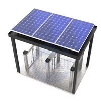 Wan Cartoon Portillon pivotant à ailettes, tripode mobile, à vitesse rapide, pleine hauteur, à énergie solaire, à prix abordable