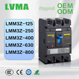 25ka koruma cihazı ile özelleştirilmiş MCCB LMM3Z-63A 125A 320320a 400A 630A 3/4 Ploes kalıplı kasa devre kesiciler - Product Image 3