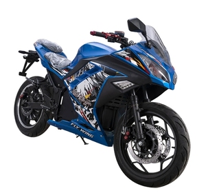 Motocicleta eléctrica de carreras con Motor de <span class=keywords><strong>cadena</strong></span> central de 3000W personalizada de fábrica, motocicleta eléctrica de velocidad máxima de 160 km/h de 72V - Product Image 6