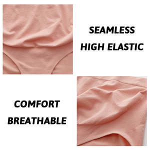 Ingrosso Logo Personalizzato Comfort Vita Alta Maternità Più Dimensioni delle <span class=keywords><strong>Donne</strong></span> <span class=keywords><strong>in</strong></span> <span class=keywords><strong>gravidanza</strong></span> mutandine senza soluzione di continuità Biancheria intima per la Donna - Product Image 5