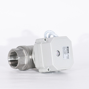 Vanne à bille en forme de V à 30 degrés DN20 en acier inoxydable, vanne proportionnelle électrique, signal analogique 4-20 mA, 3/4 pouces NPT BSP - Product Image 4