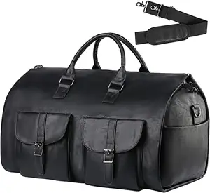 Porter sur le vêtement sac polochon pour hommes femmes 2 en 1 suspendu valise costume affaires voyage sac Convertible voyage costume vêtement sac