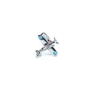 Bagues tendance en acier inoxydable 316L avec placage or PVD, design épuré durable et résistant, accents turquoise - Product Image 1