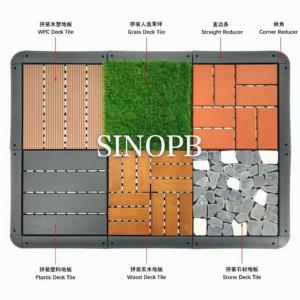 Piastrelle Moderne in PP per Esterni ad Incastro per Garage e Patio - Piastrelle in Plastica per Esterni ad Incastro - PP - Product Image 3