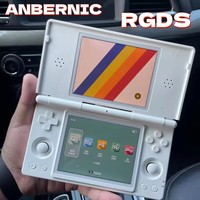 Konsol Game Genggam Anbernic RG DS untuk Anak-Anak, Game Retro, Android 14, Pemutar Video, Antarmuka Bahasa Spanyol untuk Amerika Latin