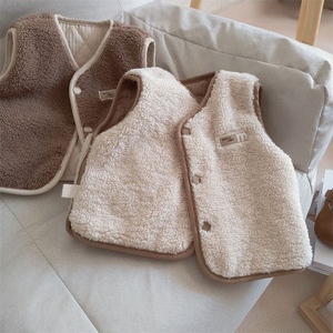 Ropa <span class=keywords><strong>de</strong></span> Otoño e Invierno <span class=keywords><strong>para</strong></span> Bebés, <span class=keywords><strong>Chaleco</strong></span> <span class=keywords><strong>de</strong></span> <span class=keywords><strong>Lana</strong></span> <span class=keywords><strong>de</strong></span> Cordero <span class=keywords><strong>para</strong></span> Niños y Niñas, Ropa Interior y Exterior Gruesa - Product Image 2