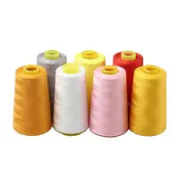 Fourniture d'usine fil à coudre teint 40/2 3000yds 100% Polyester de différentes couleurs
