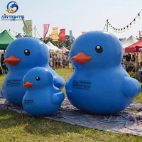 Bâche en PVC durable et étanche, ballon gonflable géant en forme de canard flottant