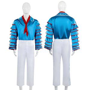 성인 남성 영화 짐 캐리 코스프레 의상 파란색 셔츠 바지 세트 RMOV-38 - Product Image 1