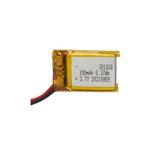 Toptan Cena 3.7V 100mAh 301828 Özel Lipo Pil Polimer Kese Tipi Lityum İyon Pil Mini Hoparlör için - Product Image 5