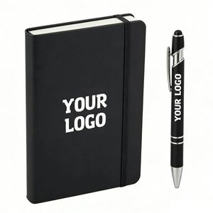 Carnet d'adresses en cuir personnalisé avec logo A5/A6, couverture rigide, cadeaux promotionnels d'affaires - Product Image 1