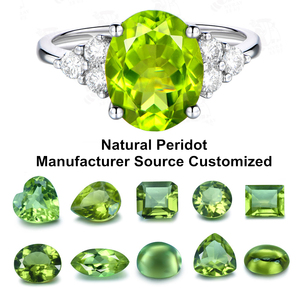 In Magazzino A Basso Prezzo Naturale Semi-Preziosa Pietra di Gemma di Cristallo <span class=keywords><strong>Peridot</strong></span> Su Misura - Product Image 2