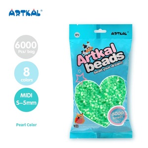 Artkal Coloré Bricolage Artisanat En Plastique Fusible <span class=keywords><strong>Midi</strong></span> <span class=keywords><strong>Hama</strong></span> <span class=keywords><strong>Perles</strong></span> pour Noël Enfants Cadeaux - Product Image 2