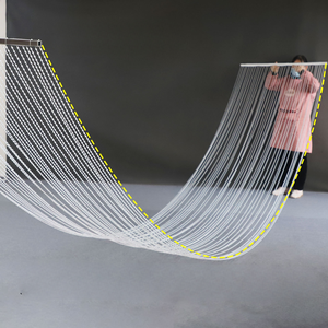 Decorazione di Lusso per Soffitto di Location Matrimoniali, <span class=keywords><strong>Tenda</strong></span> di Perline in Acrilico di Alta Qualità per Decorazione di Hotel e Palcoscenici - Product Image 4