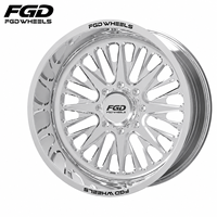 Jantes forgées FGD Pickup 8x170 Polishing 22x12 22x14x 24x12 24x14 26x12 26x14 Jantes en alliage forgé pour Ford F-350