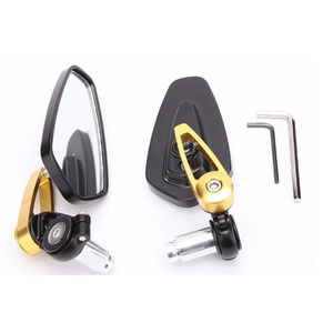 7/8 "22mm moto aluminium barre fin côté rétroviseur universel moto vélo <span class=keywords><strong>guidon</strong></span> rétroviseurs - Product Image 3