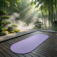 OEM Hochdichte PU-Trainingsmatte mit Eigenem Logo Rutschfeste Gummi-Fitnessmatte Strapazierfähige Studio-Fitnessmatte