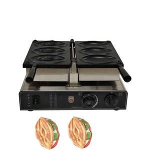 Vente directe d'usine nouveau Design acier inoxydable femme gaufrier <span class=keywords><strong>Machine</strong></span> 3 pièces fille gaufrier haute productivité Snack <span class=keywords><strong>Machine</strong></span> - Product Image 1