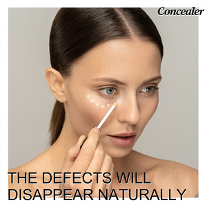 Palette de <span class=keywords><strong>correcteur</strong></span> liquide végétalien personnalisable avec logo, waterproof et longue tenue, <span class=keywords><strong>correcteur</strong></span> de cernes avec bronzer, cosmétiques de maquillage - Product Image 5