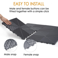 Design industriel Style Car Wash Room Grille Outdoor Applicable 4S Film Decoration Splicing Floor Mat for Beauty Car