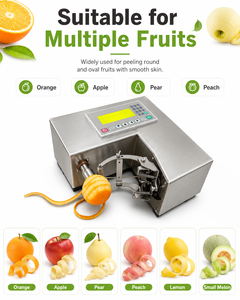 Compact Electric Fruit <b>Peeler</b> Automatic Stainless Steel <b>Apple</b> Orange Pear Peeling Machine with Digital Control - Product Image 2