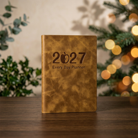 Carnet de notes professionnel A5/A4 à couverture souple avec reliure cousue et cadeau promotionnel Agenda 2027