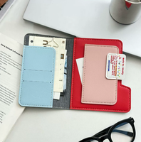 Catégorie Produit Nouveau Multifonctionnel Couleur Bloqué Passeport Carte Certificat Sac De Rangement Ticket Clip Portefeuille Porte-Cartes