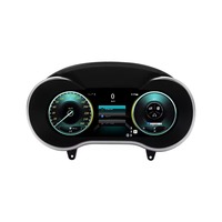 Panel de Instrumentos Digital para Automóvil QLED HD de 12.3 Pulgadas, Sistema Linux, Tablero de Instrumentos Modernizado para Mercedes Clase C W205 GLC X253