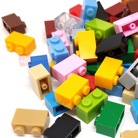 DELO TOYS (32 couleurs) Pièces DIY 1 x 2 Blocs en vrac pour enfants 1*2 Briques de construction en plastique MOC 1x2 Jouet de construction (N°3004)